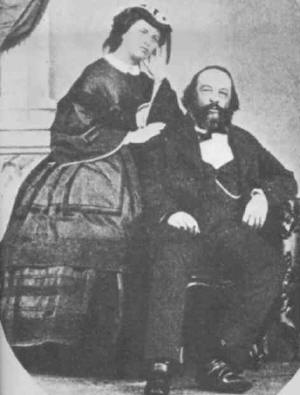 Portrait Ehepaar Bakunin
